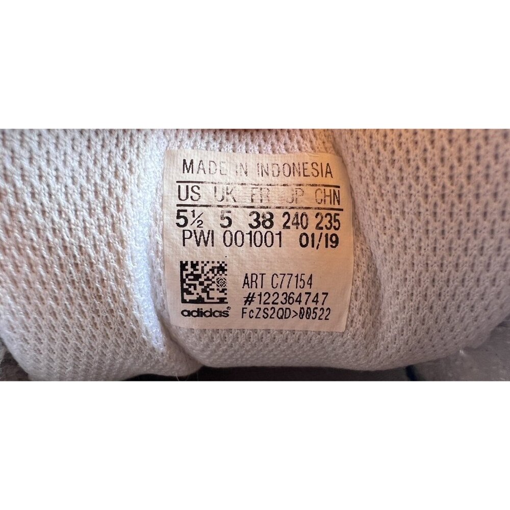 Adidas Superstar Sneakers Women’s Size 5.5 White Black Shoes - Picture 7 of 16